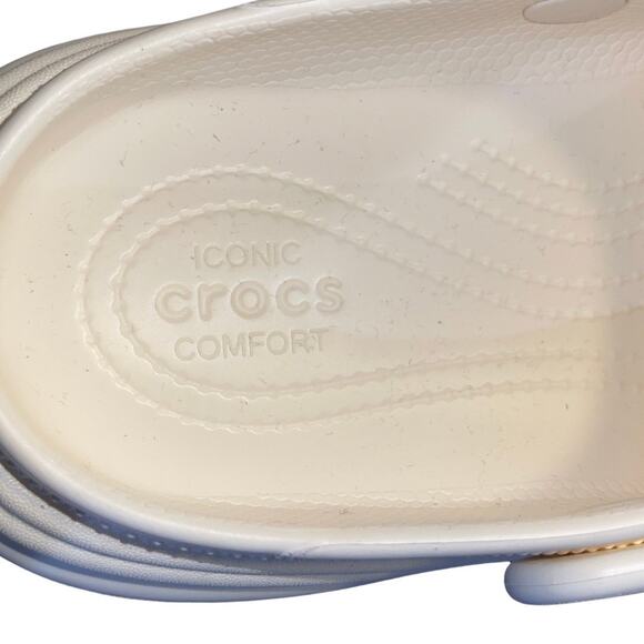 Crocs Stomp Slip on Clogs Chalk White Platform Size 10 Chunky Sole Comfort NWT - Picture 5 of 6